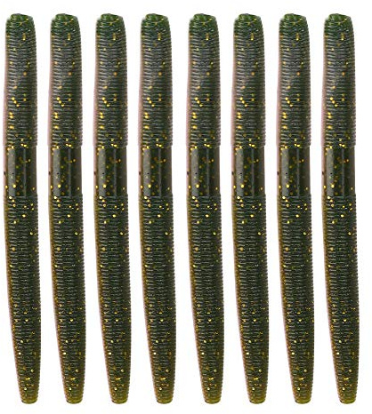 Vbest life Paquete de 8 Piezas de Cebo de Pesca de Gusano Suave, 10 cm/6.5 g Accesorio de Aparejos de Pesca Artificial Atractivo Cebo de Realista(#2)