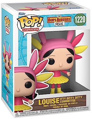 Funko Pop! Animation: Bobs Burgers - Band Louise Belcher - Bob's Burgers - Vinyl-Sammelfigur - Geschenkidee - Offizielle Handelswaren - Spielzeug Für Kinder und Erwachsene - TV Fans
