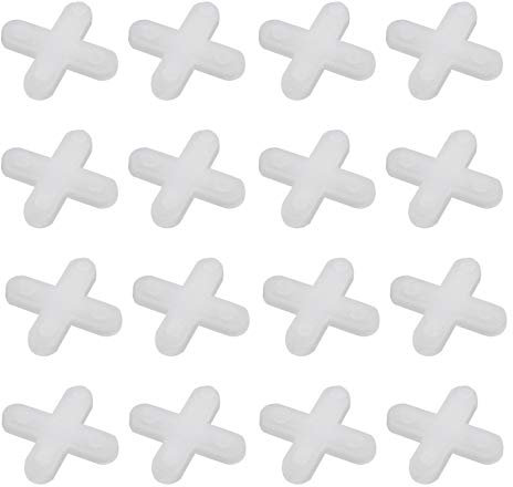 EMSea 500 pz Piastrelle Livellamento Sistema Distanziali Croce A Forma Di Plastica Bianco Piastrelle Spaziatura Strumento per Parete o Pavimento Piastrelle 4mm/0.16inch