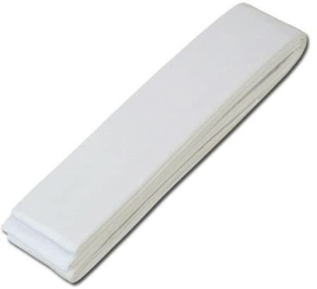 kaku obi Belt for iaido Japanese Traditional Cotton iaido Belt, kyudo Strap - White 4m 7cm Width 7cm/ 2.76inch Laido Belt Laido Belt-wh-7x4