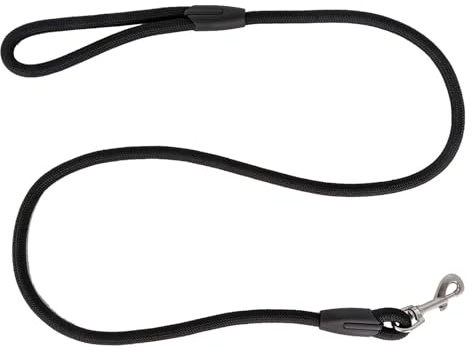 Aitodos® 1.5m Rope Dog Lead, 1.2cm Black Dog Leads, Anti-Pull Dog Leash, Suitable for Training or Walking, Suit for Extra Large, Medium and Small Dogs