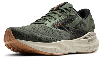 Brooks Adrenaline GTS 24 Stützender Laufschuh für Herren, Thymian/Schwarz/Pelikan, 44.5 EU