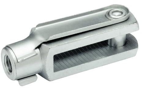 cyclingcolors Kvinnlig avdragare med axel M10 x 40 mm i förzinkat stål DIN 8140 71752 anslutningsdel för cylinderhuvud ändkåpa gaffel universal fordon säkerhetsstift käftklämma