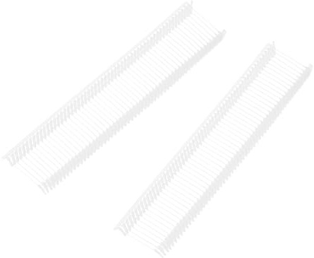 QUARKZMAN säkerhetstrådar för etiketter, plastetiketter, hängetiketter med trådhäftapparater för kläder pris märkning barber 15 mm (0,59 tum), 1500 stycken vita