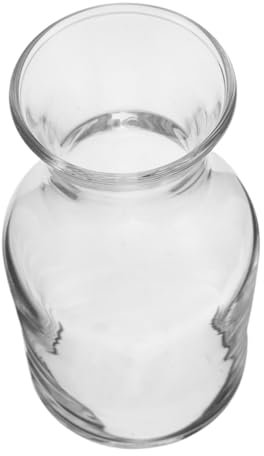 POPETPOP Mini Decantador De Vino De Vidrio Transparente Para Servir Individualmente Carafe Pequeña De Diseño Fácil De Verter y Limpiar Para Celebraciones y Uso Personal