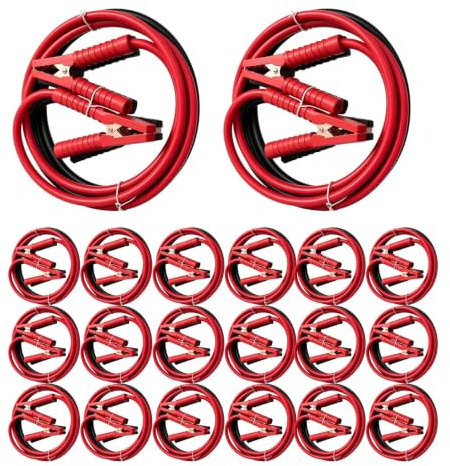 Bilbatteri Startkablar 20 Stycken Ersättningsstartkablar Med Klämmor Till