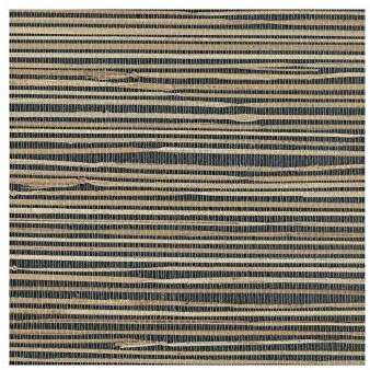York Wallcoverings NZ0786 Grasscloth Wallpaper by River Grass, Black, Cream, Beige, Khaki, Tan