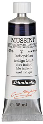 Schmincke MUSSINI® - feinste Künstler-Harz-Ölfarben, Indigoblau - 35 ml