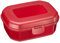Westmark Brotdose/Snackbox -Maxi- 935 ml, mit Klick-Verschluss, Höhe: ca. 7,4 cm, Kunststoff, Rot, 23522270