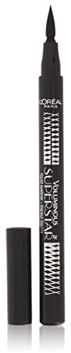 L'Oreal Paris Voluminous Superstar Liquid Eyeliner Pen, Black, 0.056 oz