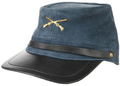 Sombreroshop Gorra de Piel Union Ante (Talla única - Azul)
