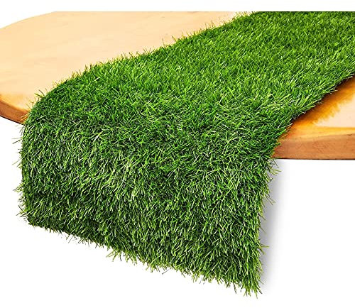 Synthetic Grass Table Runner for Party Décor, Green, 36 x 122 cm