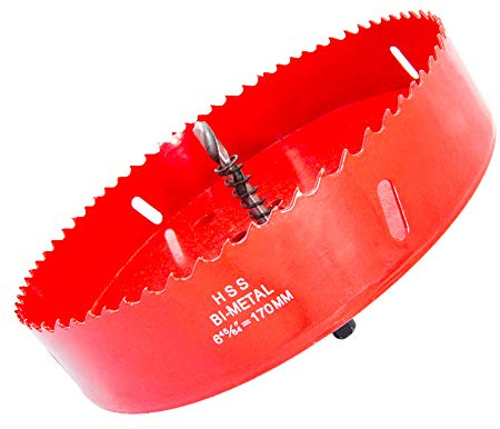 170mm hålsåg LAIWEI hålskärare, för borrning av trä, aluminiumprofiler, gips, PVC och annat