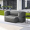Home Deluxe Outdoor Sitzsack Heaven - Anthrazit - 76 x 152 x 100 cm | Gartensofa, Outdoor Lounge, Sitz-Garnitur, Couch