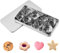 Stainless Steel Cookie Cutters (30 Pcs), Cookie Cutters, Mini Biscuit Cutters for Making Biscuits, Cakes, Pastries and Icing, with Storage Box