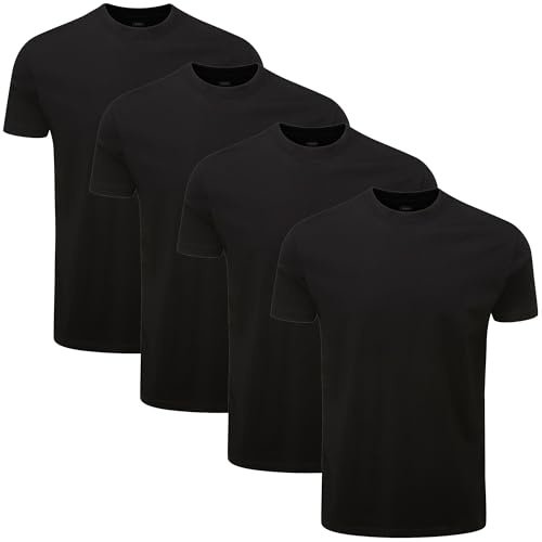 uniplen Lot de 4 t‑Shirts à col Rond