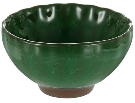 QUARKZMAN Tazón de Té Japonés Matcha de 4.23 Oz Juego de Té Tradicional Gong Fu de Cerámica Taza sin Asa Taza de Té Grande de Porcelana para Matcha Café Bebidas, Verde