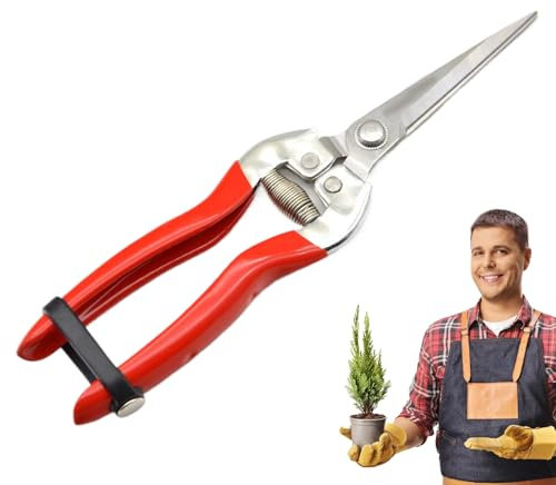 Tijeras De Podar,Podaderas De Acero Inoxidable Para Jardín Y Tijeras De Poda - Tijeras Para Poda De Árboles Frutales, Viñas Y Modelado De Bonsáis