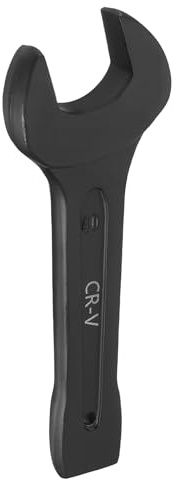 sourcing map Clé à frapper à extrémité ouverte 40 mm métrique en acier CR-V Clé ouverte unique pour peinture de cuisson en forme de U Clé à tête Outil à main pour réparation automobile mécanique