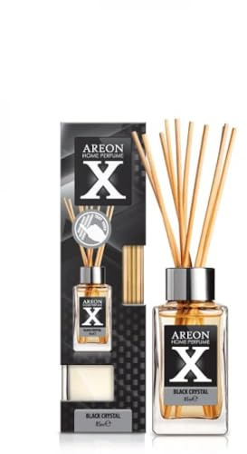Areon Home Luxury Perfume Reed Diffuser Black Crystal + 10 Rattan Reeds
