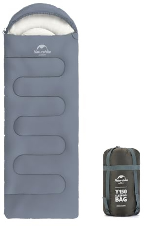 Naturehike Sacco a Pelo con Busta, Sacco a Pelo con Coperta 3 Stagioni di Piccole Dimensioni, Sacco a Pelo con Coperta Ultraleggera Impermeabile, Sacco a Pelo Spiegabile per Adulti 220 x 85 cm