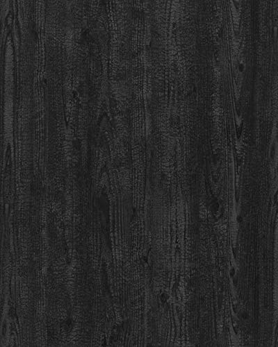 Wandpaneel Holz-Optik WallFace 25154 CARBONIZED WOOD Wandverkleidung glatt im Used Look matt selbstklebend abriebfest grau anthrazit-grau 2,6 m2