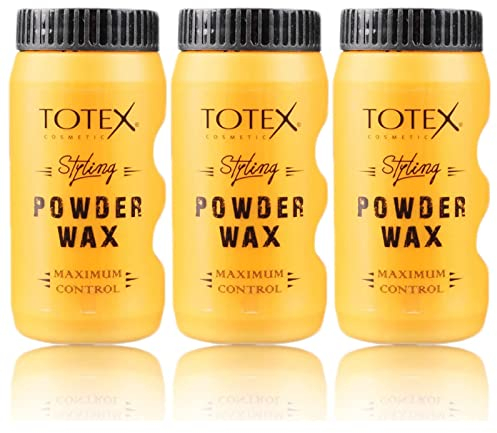 Totex POWDER WAX 20gr Mattifying Volume Hair Styling mattierendes Volumen Pulverwachs Haarstyling Powderwachs (3 Stück)