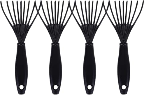 4 Pcs Nettoyant Poignée Pour Peigne,Nettoyage Brosse à Cheveux Portable Brosse,Nettoyage De Peigne à Cheveux,Nettoyant Peigne Outil,Pour Nettoyer Les Brosses,Peignes,Tapis De Bain,Tapis