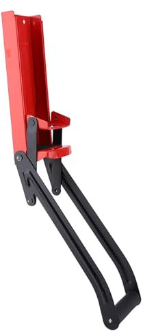 Trituradora de Latas de Acero Rojo, de Goma, Capacidad de 500 Ml, para Latas de 16 Oz y 12 Oz, Herramienta de Reciclaje de Botellas de Plástico con de Goma de Acero con Abridor