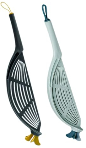 DECHOUS 2 Pezzi Piccolo Foro Setaccio Per Riso Setaccio Per Riso Bordo Lavare Il Filtro Del Riso Deflettore Drenante Setaccio Colino Di Riso Cucchiaio Colino Di Riso Lavare Colino Filtro