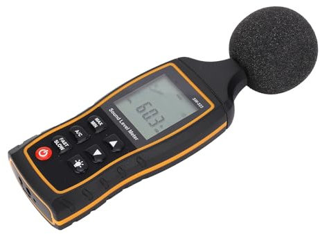 Schallpegelmesser, Dezibelmesser Schallpegelmesser Hochpräzises Tragbares Digitales Geräuschmessgerät Schallpegelmesser für Schall- und Lärmmessgeräte