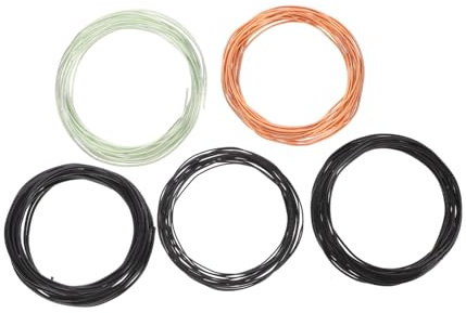 CAXUSD 5rollen Bonsai Anodisiertem Aluminium Vielseitig Einsetzbar Für Pflanzen-training Bastelprojekte Und Dekoration Für Anfänger Und