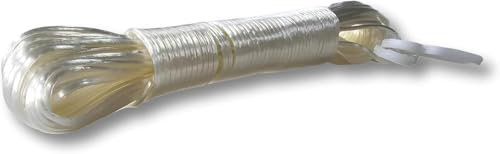 PARENCE.- Corde à Linge 20m x 3mm - Fil d'Étendage Résistant Acier avec Revêtement Plastique