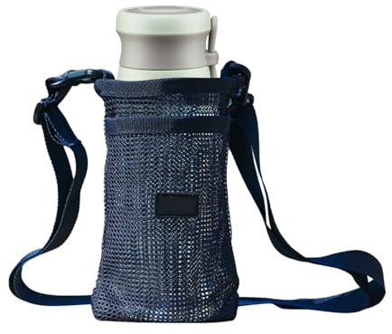 Genérico Bolsa para Botella de Agua, Portabotellas de Bandolera, Funda Portátil para Ciclismo Fitness Senderismo Aventura Exterior Deporte Escolar Gimnasia
