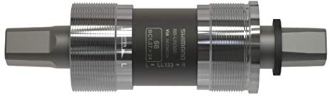 Shimano Square Type Bicycle Bottom Bracket - BSA 68MM, Spindle: 122.5MM - EBBUN300B22X