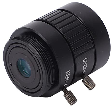Obiettivo a Focale Fissa da 3 MP Obiettivo con Apertura Manuale da 6 Mm di Lunghezza Focale con Attacco CS per Videocamera di Rete HD