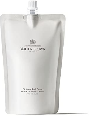 Molton Brown Re-Charge Black Pepper Refillable Bath and Shower Gel 400 ml
