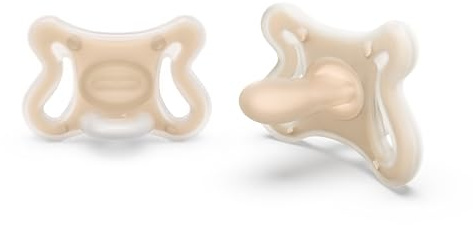 Suavinex, Pack 2 Chupetes Recién Nacido Zero Zero, Tetina Fisiológica SX Pro, Bebés 0/6 Meses, Hipoalergénico, Apto Piel Sensible, Silicona, Respeta Desarrollo Bucodental, Compatible Lactancia, Fair