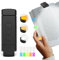Bigqin Lampada per Leggere a Letto con 100 Etichette per Indici, Luce Lettura Libro Notturna, 3 Modalità di Colore e 5 Luminosità Dimmerabile, luce Portatile Ricaricabile USB,Nero