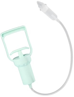 Baby Mucus Sucker, Portable Hand-Pump Booger Remover 17.5cm, Strong Suction Nasal Aspirator Congestion Relief, Comfortable Nose Cleaner for Kids and Adults
