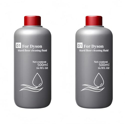 500ml Hard Floor Cleaning Fluid. Floor Care Fluid. Compatible For Dyson Wash G1/ V12 Nautik Wet/Dry Vacuum Cleaner(2 pcs)