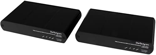 StarTech.com 330ft (100m) USB HDMI over CAT5e / CAT6 KVM Extender - 1080p Uncompressed HD Video - IT Grade KVM Console Extender for PC (SV565UTPHDU)