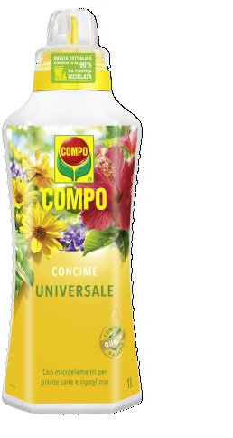 COMPO Concime Liquido Universale, Con Microelementi, Per piante sane e rigogliose, 1l