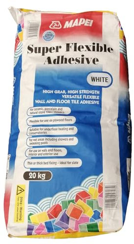 Mapei Super Flexible Tile Adhesive 20kg White