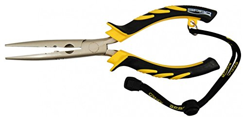 Spro Angelzange - Lange Spitzzange 23cm gebogen (Lösezange, Cutter, Klemmhülsenzange) #4702231
