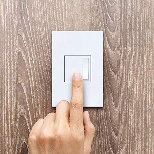 adorne, sofTap, Home Lighting Controls, Dimmer Light Switch, 3 Way Dimmer Switch, White, Single Pole Dimmer Switch, ADTP703TUW4
