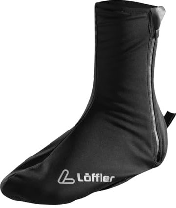 Löffler Radüberschuhe Primaloft Schwarz - Primaloft Elastische warme Primaloft Überschuhe, Größe M - Farbe Black