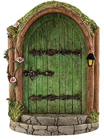 SETOFI Porte de Jardin Miniature, Porte Elfe de Jardin Porte Elfe en Bois Arbre de Jardin Miniature Décoration de Cour Type H