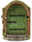 SETOFI Porte de Jardin Miniature, Porte Elfe de Jardin Porte Elfe en Bois Arbre de Jardin Miniature Décoration de Cour Type H