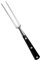 NIYATA Fourchette Barbecue, Fourchettes pour Barbecue, Fourchettes à Viande en Acier Inoxydable avec Poignée en Résine pour Barbecue et Cuisine et Pique Brochette, Idéal pour Dinde, Poulet et Boeuf